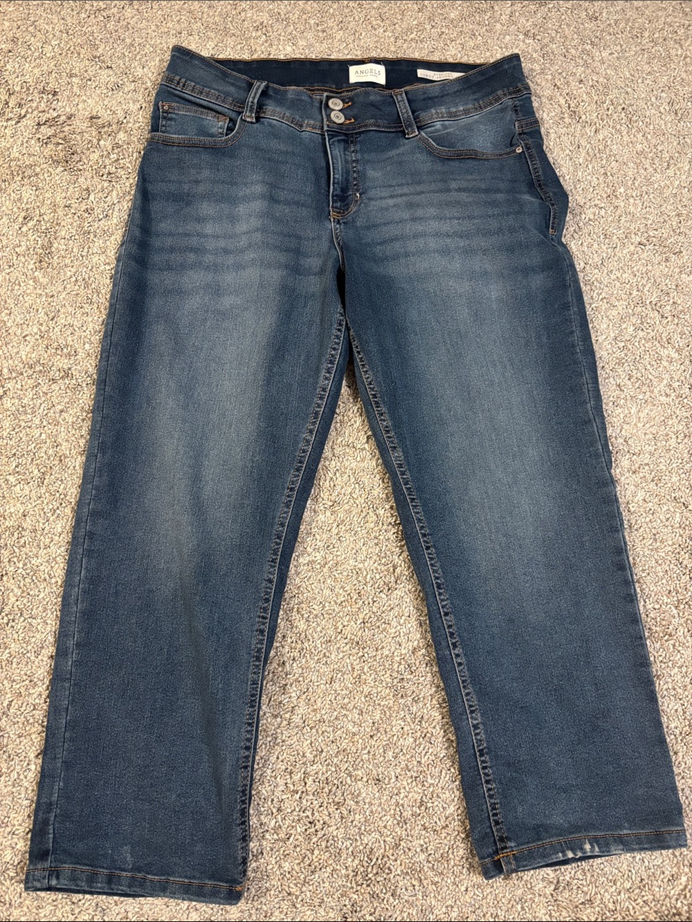 Angels curvy skinny Womenās Jeans in Dark Blue